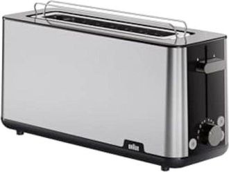 Braun Toaster - BRAUN - HT1610BK - 1030 Watts - 8 programs - 240 Volts