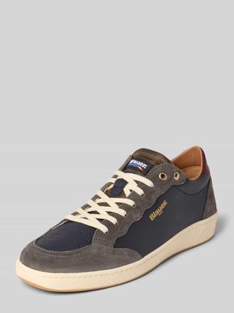 Blauer Sneaker mit Schnürverschluss Modell MURRAY in Marine, Größe 41