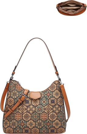 Generic Cork Shoulder Bag for Women Bohemian Style Vintage Crossbody Handbag Hobo Satchel Purse, B-4