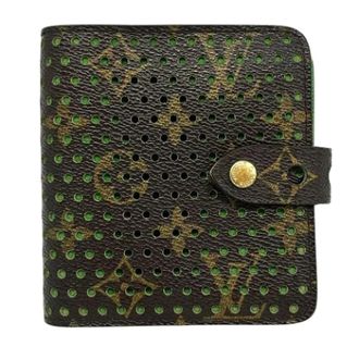 Louis Vuitton Pre-owned Wallets, female, Green, Size: ONE SIZE Pre-owned Canvas wallets