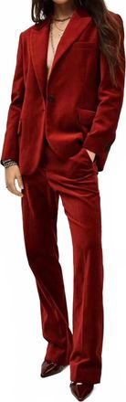 BA&SH Veste Boop Jacket In Rouge