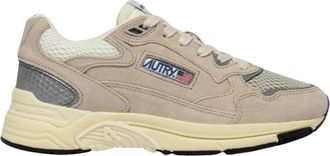Autry Hyperway Low Suede Mesh Low-Top Sneakers