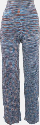 Jonathan Simkhai Jonathan Simkhai Caicos Multicolor Space Knit Wide-Leg Trousers
