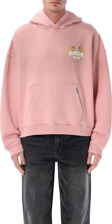 Represent Angel Border Boxy Cracked Hoodie