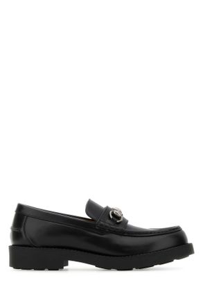 Gucci Black Leather Loafers