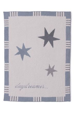 Barefoot Dreams CozyChic Daydreamer Stroller Blanket in Surf Spray Multi at Nordstrom