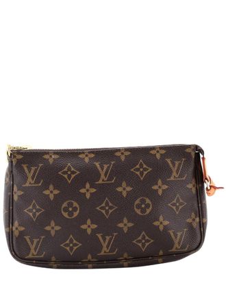 Louis Vuitton Brown Monogram Canvas Pochette Accessoires (Authentic Pre-Loved)