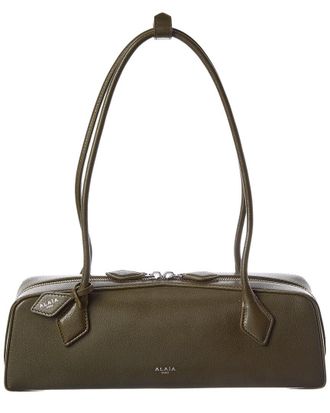 Alaia Ala&iuml;a Le Teckel Medium Leather Shoulder Bag