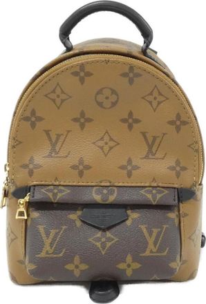 Louis Vuitton Marron Monogram Reverse Coated Canvas Backpack (Pre-Owned)