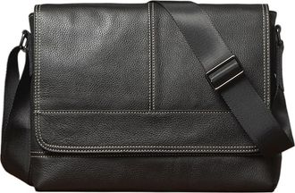 Generic Mens Leather Trendy Shoulder Bag Horizontal Casual Fashion Crossbody Messenger Bags