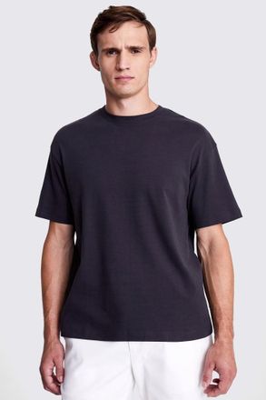 Moss Charcoal Heavy Weight Crew-Neck T-Shirt