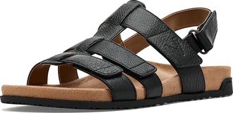 Vionic Eureka Womens Sandals Black Leather : 9.5 M