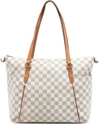 Louis Vuitton Pre-owned Tote Bags, female, White, Size: ONE SIZE Pre-owned Totally MM Tote Bag