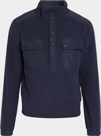 Moncler Men & apos;s Half-Placket Hybrid Jacket