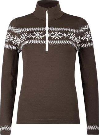 Newland 0147 Onderlaag - Dames - Thermokleding winter - Bruin - S - Fitness