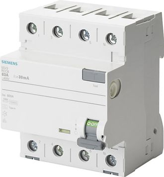 SIEMENS 5sv3644-6 Interruptor Diferencial 40a 300ma