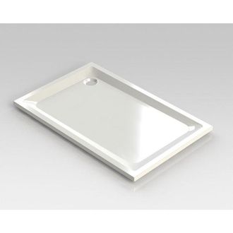 NEMO Spring Horus douchebak acryl 140x90x4.5cm afvoer D90 wit zonder potenstel dikte 4 mm