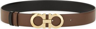 Ferragamo Dpp - Reversible Hooks Belt-Donna