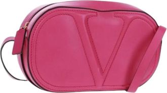 Valentino Pre-owned Cross Body Bags, female, Pink, Size: ONE SIZE Pre-owned Vintage Shoulder Bag