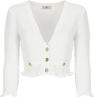 Elisabetta Franchi Donna, Maglie, Beige, S, new