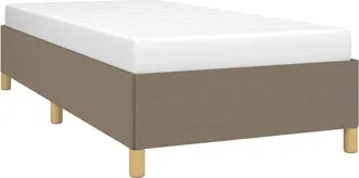 vidaXL Estructura De Cama Sin Colch&oacute;n Tela Gris Taupe 80x200 Cm Vidaxl
