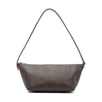 Saint Laurent Shoulder Bags, male, Brown, Size: ONE SIZE Brown Textured Leather Trapeze Bag