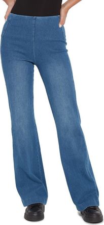 Lyssé ntials Wide Leg Denim Trousers in Midwash at Nordstrom, Size X-Small