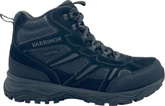Karrimor Waterdichte wandelschoenen van su&egrave;de voor dames, model Mount (Zwart)