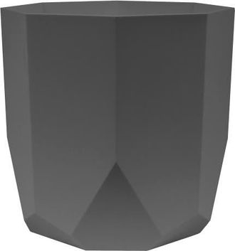 Bloem 8 Inch Tuxton Hexagon Small Resin Planter, Charcoal in Gray at Nordstrom