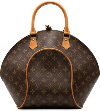 Louis Vuitton Borsa a mano Ellipse MM con monogramma 1997 - Marrone
