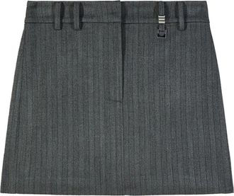 Patrizia Pepe Minirok - Dames - Korte rokken - Grijs - M - Rokken