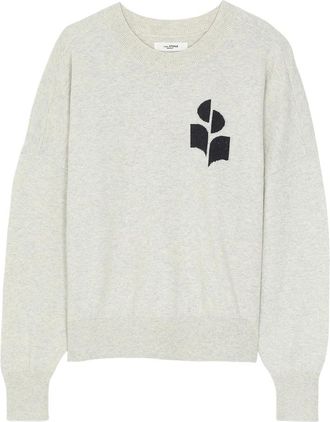 Isabel Marant Truien & Vesten, Dames, Grijs, L, Katoen, Marisans Sweater