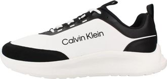 Calvin Klein Light Eva Runn Essential Laceup - Heren - Sneakers - Wit - 44 EU - Nylon - Schoenen