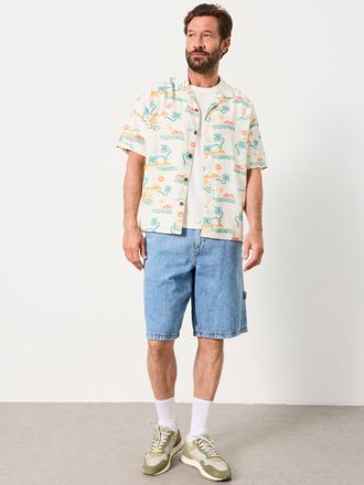 Fat Face FatFace Multi Short Sleeve Scene Print Shirt