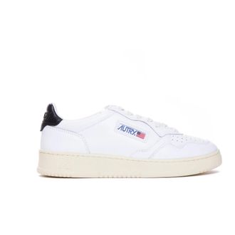 Autry Witte Sneakers Medalist Low Man - Heren - Sneakers - Wit - 44 EU - Leer - Schoenen