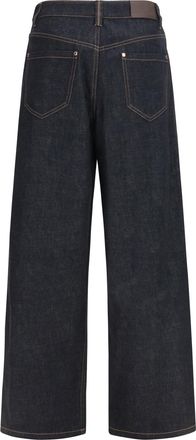 Brunello Cucinelli Straight-Leg Denim Jeans - Black