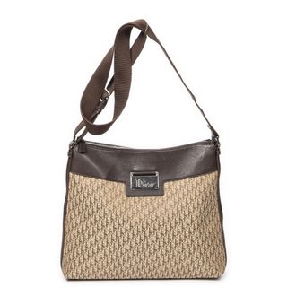 Dior Pre-owned Womens Street Chic Messenger Shoulder Bag - Beige - One Size