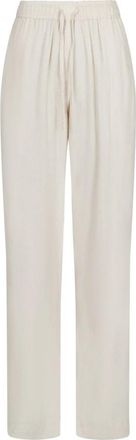 Neo Noir Drapy Linnen Broek - Dames - Straight fit broeken - Beige - 2XL - Linnen - Broeken