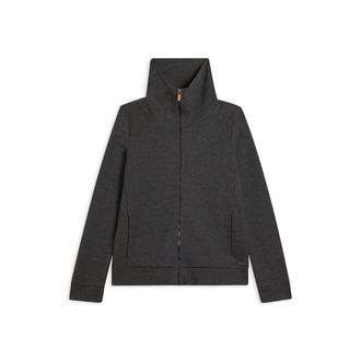 Freddy Felpa donna full-zip effetto tricot con collo alto