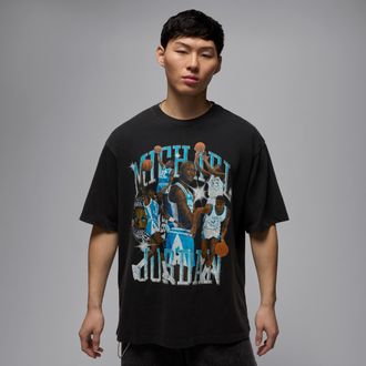 Nike Jordan Mens Jordan Flight Essentials Graphic T-Shirt in Black | HQ8940-010