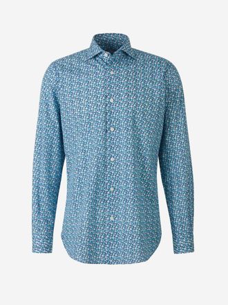 Vincenzo Di Ruggiero Napoli Floral Motif Shirt