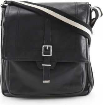 Bally Pre-owned Cross Body Bags, male, Black, Size: ONE SIZE Pre-owned Shoulder bag