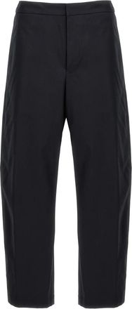 Jil Sander 233 Pants - Heren - Straight fit broeken - Blauw - XL - Katoen - Broeken