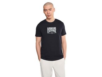 A|X Armani Exchange 91 Cotton Jersey T-Shirts Mens T Shirt Deep Navy : 2XL