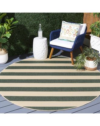 Safavieh Courtyard Striata Power-Loomed Indoor/Outdoor Rug