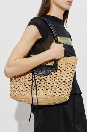 Balenciaga Le City Medium Bag, Womens, Beige