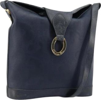 Dior Pre-owned Vintage Plastic Schoudertas - Dames - Vintage Schoudertas - Zwart - ONE Size - Leer - Vintage