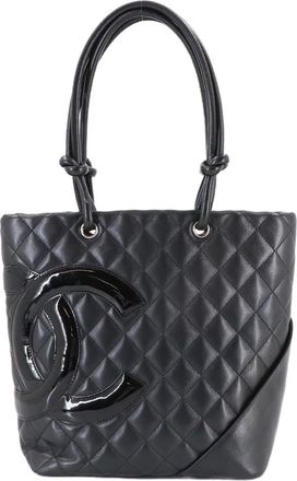Chanel Black Cambon Ligne Handbag Tote Bag (Pre-Owned)
