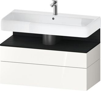 Duravit Qatego Mueble Bajo Lavabo, 1 Extra&iacute;ble Y 1 Caj&oacute;n, - Duravit