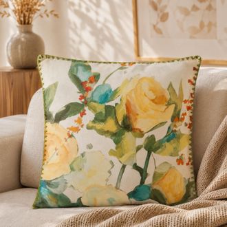 KASANOVA Cuscino divano 45x45 cm rose acquerello